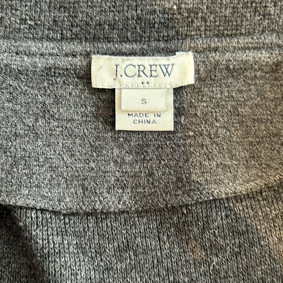 *SOLD* - VGUC - J Crew Factory Sweater Blazer - Charcoal, small - Picture 3 of 6